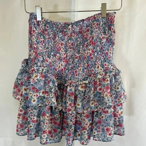 2/$30 Entro Size Medium Women’s Floral Skirt Party Concert - Picture 1 of 8